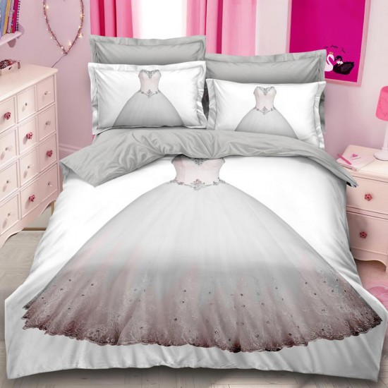 Lenjerie Bumbac Finet 6 Piese Princess Dress 