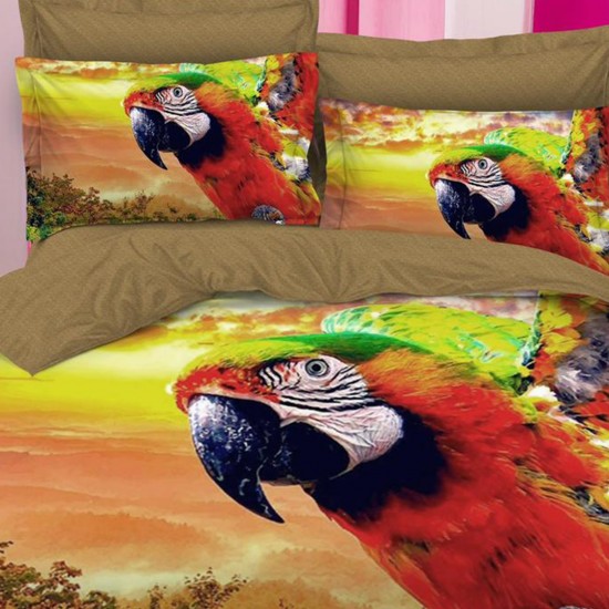 Lenjerie Bumbac Finet 6 Piese Parrot