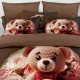 Lenjerie Bumbac Finet 6 Piese Roses Bear