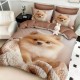 Lenjerie de pat cu elastic 5D bumbac finet 6 piese Puppy