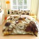 Lenjerie de pat cu elastic 5D bumbac finet 6 piese Camile