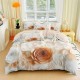 Lenjerie de pat cu elastic 5D bumbac finet 6 piese Petalia