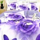 Lenjerie de pat cu elastic 5D bumbac finet 6 piese Bouquet
