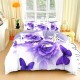 Lenjerie de pat cu elastic 5D bumbac finet 6 piese Bouquet