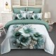 Lenjerie de pat cu elastic 5D bumbac finet 6 piese Blossom