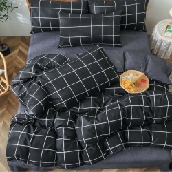 Lenjerie Bumbac Satinat cu Elastic 1 Persoana Paloma