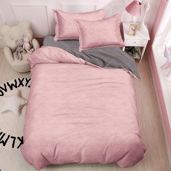 Lenjerie Bumbac Satinat cu Elastic 1 Persoana Eluise