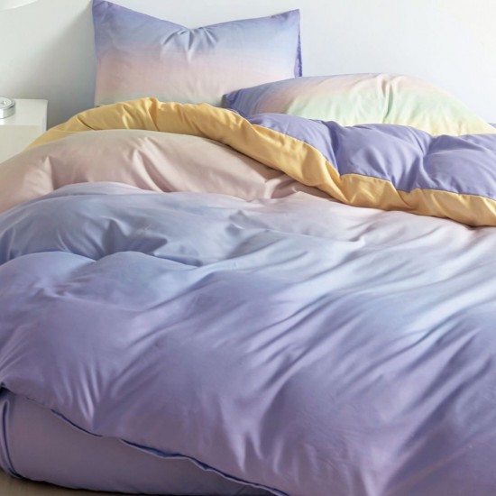 Lenjerie Bumbac Satinat cu Elastic 1 Persoana Elah