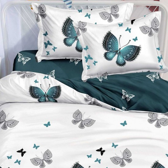 Lenjerie Bumbac Finet 1 Persoana Fluturi