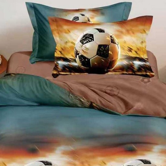 Lenjerie Bumbac Finet 1 Persoana Football