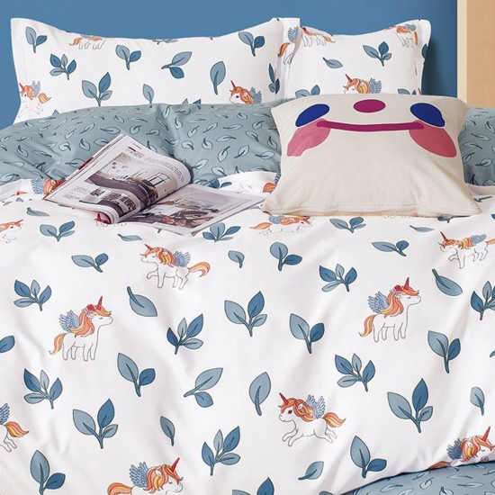 Lenjerie Bumbac Finet 1 Persoana Unicorn Leaf Lenjerie Bumbac Finet 1 Persoana Unicorn Leaf