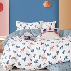 Lenjerie Bumbac Finet 1 Persoana Unicorn Leaf