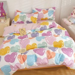 Lenjerie Bumbac Finet 1 Persoana Hearts Sidef