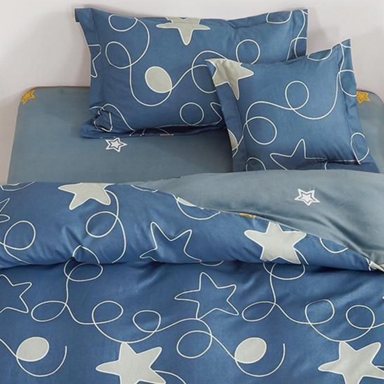 Lenjerie Bumbac Finet 1 Persoana Stars