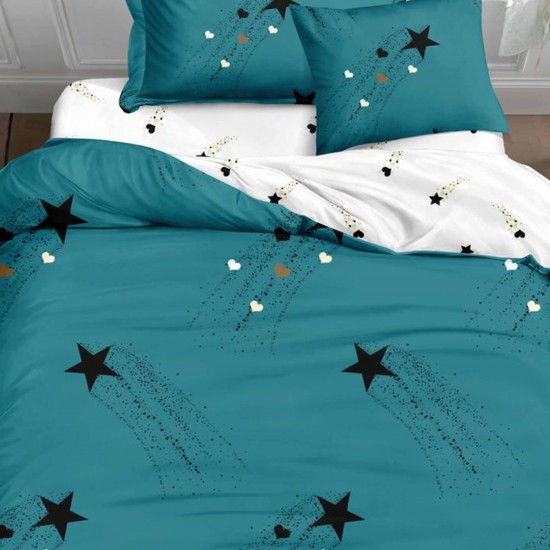 Lenjerie Bumbac Finet cu Elastic 1 Persoana Hanna