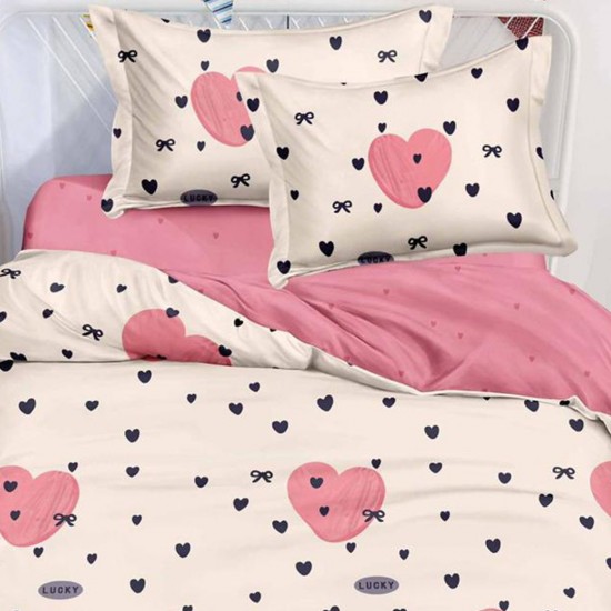 Lenjerie Bumbac Finet cu Elastic 1 Persoana Marisol Lenjerie Bumbac Finet cu Elastic 1 Persoana Marisol