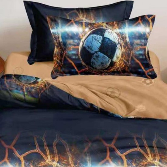 Lenjerie Bumbac Finet cu Elastic 1 Persoana Sport