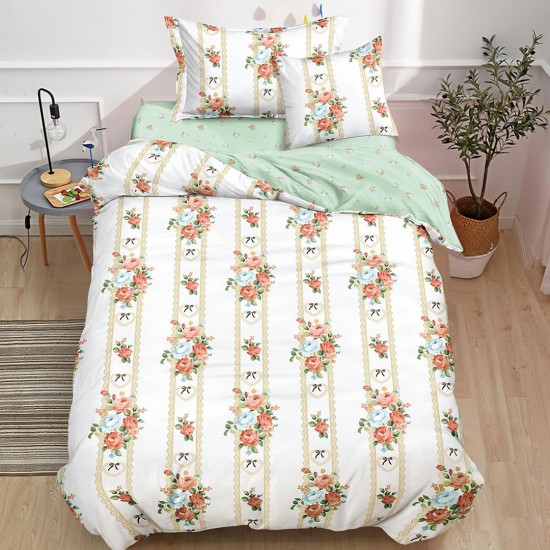 Lenjerie Bumbac Finet cu Elastic 1 Persoana Ianna