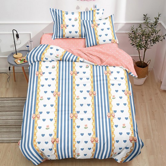 Lenjerie Bumbac Finet cu Elastic 1 Persoana Giovana