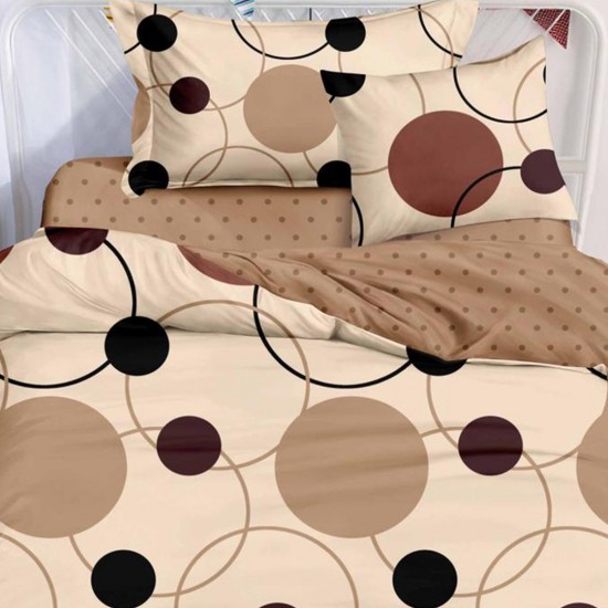 Lenjerie Bumbac Finet cu Elastic 1 Persoana Circle