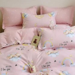 Lenjerie de pat cu Elastic Bumbac Finet 6 Piese Roux Lenjerie de pat cu Elastic Bumbac Finet 6 Piese Roux