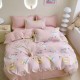 Lenjerie de pat cu Elastic Bumbac Finet 6 Piese Roux Lenjerie de pat cu Elastic Bumbac Finet 6 Piese Roux