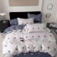 Lenjerie de pat cu Elastic Bumbac Finet 6 Piese King Stars Lenjerie de pat cu Elastic Bumbac Finet 6 Piese King Stars