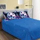 Lenjerie de pat cu Elastic Bumbac Finet 6 Piese Fotbal 