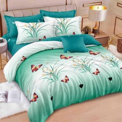 Lenjerie de pat cu Elastic Bumbac Finet 6 Piese