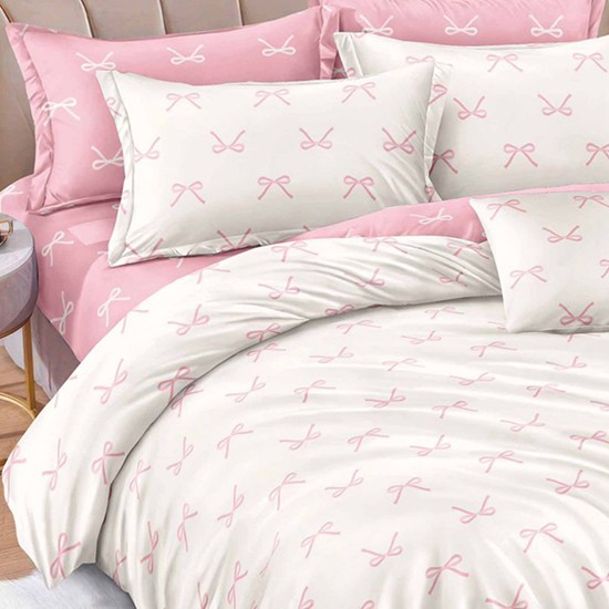 Lenjerie de pat cu Elastic Bumbac Finet 6 Piese Lenjerie de pat cu Elastic Bumbac Finet 6 Piese