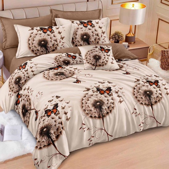Lenjerie de pat cu Elastic Bumbac Finet 6 Piese Lenjerie de pat cu Elastic Bumbac Finet 6 Piese