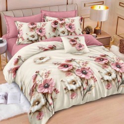 Lenjerie de pat cu Elastic Bumbac Finet 6 Piese
