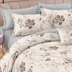 Lenjerie de pat cu Elastic Bumbac Finet 6 Piese Lenjerie de pat cu Elastic Bumbac Finet 6 Piese