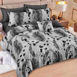 Lenjerie de pat cu Elastic Bumbac Finet 6 Piese