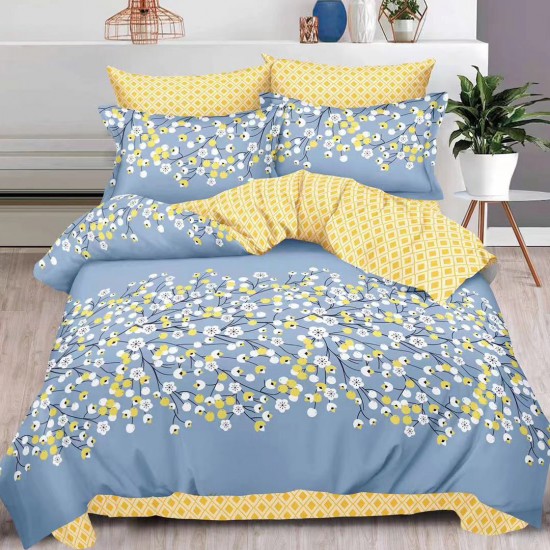 Lenjerie de pat cu Elastic Bumbac Finet 6 Piese Avia Lenjerie de pat cu Elastic Bumbac Finet 6 Piese Avia