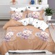 Lenjerie de pat cu Elastic Bumbac Finet 6 Piese Raina 