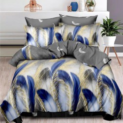 Lenjerie de pat cu Elastic Bumbac Finet 6 Piese Wind