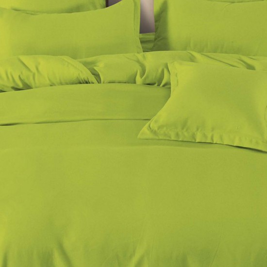 Lenjerie de pat cu Elastic Bumbac Finet Uni 6 Piese Spring