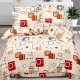 Lenjerie de pat cu Elastic Bumbac Finet 6 Piese Diana