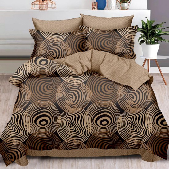 Lenjerie de pat cu Elastic Bumbac Finet 6 Piese Galina