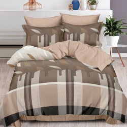 Lenjerie de pat cu Elastic Bumbac Finet 6 Piese Isabella