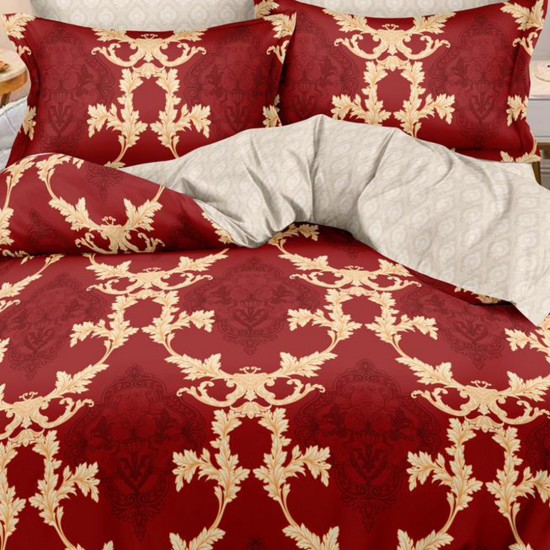 Lenjerie de pat cu Elastic Bumbac Finet 6 Piese Irise