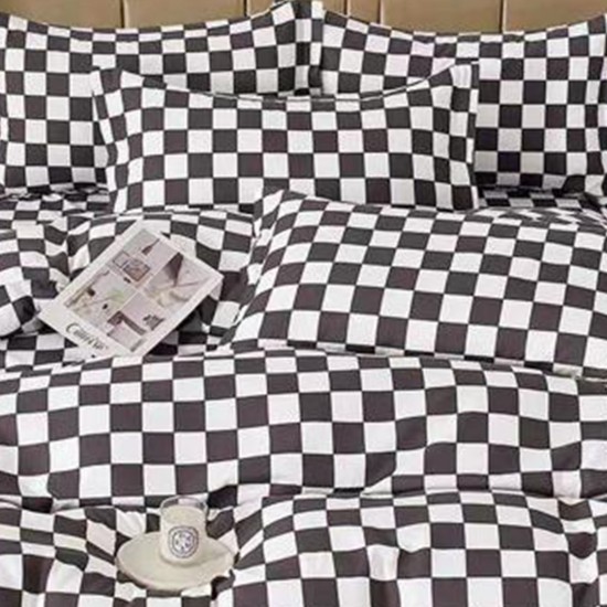 Lenjerie de pat cu Elastic Bumbac Finet 6 Piese Fulvia