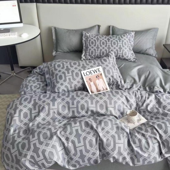 Lenjerie de pat cu Elastic Bumbac Finet 6 Piese Alisa