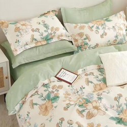 Lenjerie de pat cu Elastic Bumbac Finet 6 Piese Dafne Lenjerie de pat cu Elastic Bumbac Finet 6 Piese Dafne