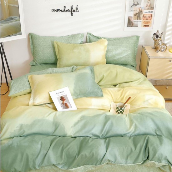 Lenjerie de pat cu Elastic Bumbac Finet 6 Piese Cassiana