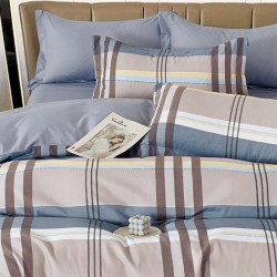 Lenjerie de pat cu Elastic Bumbac Finet 6 Piese Karen Lenjerie de pat cu Elastic Bumbac Finet 6 Piese Karen