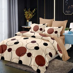 Sonora Lenjerie de pat cu Elastic Bumbac Finet 6 Piese