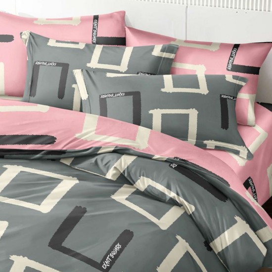 Lenjerie de pat cu Elastic Bumbac Finet 6 Piese Laurel