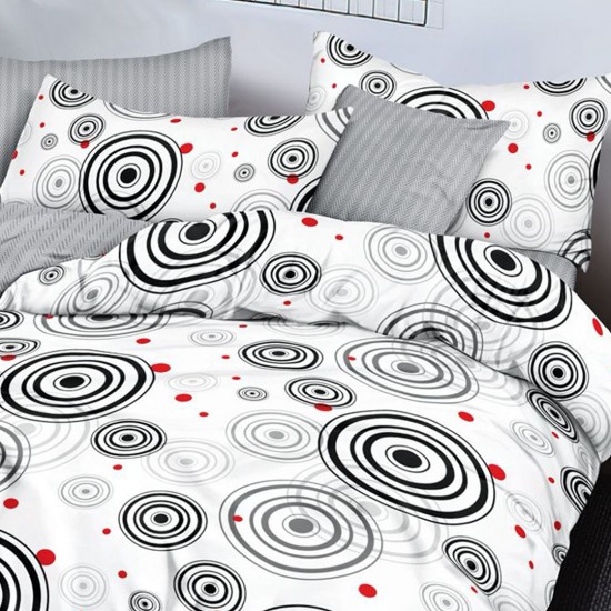 Lenjerie de pat cu Elastic Bumbac Finet 6 Piese Esme